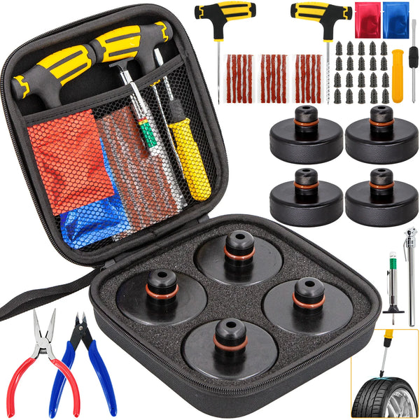 Tesla Tyre Repair Kit & Jack Pad Set